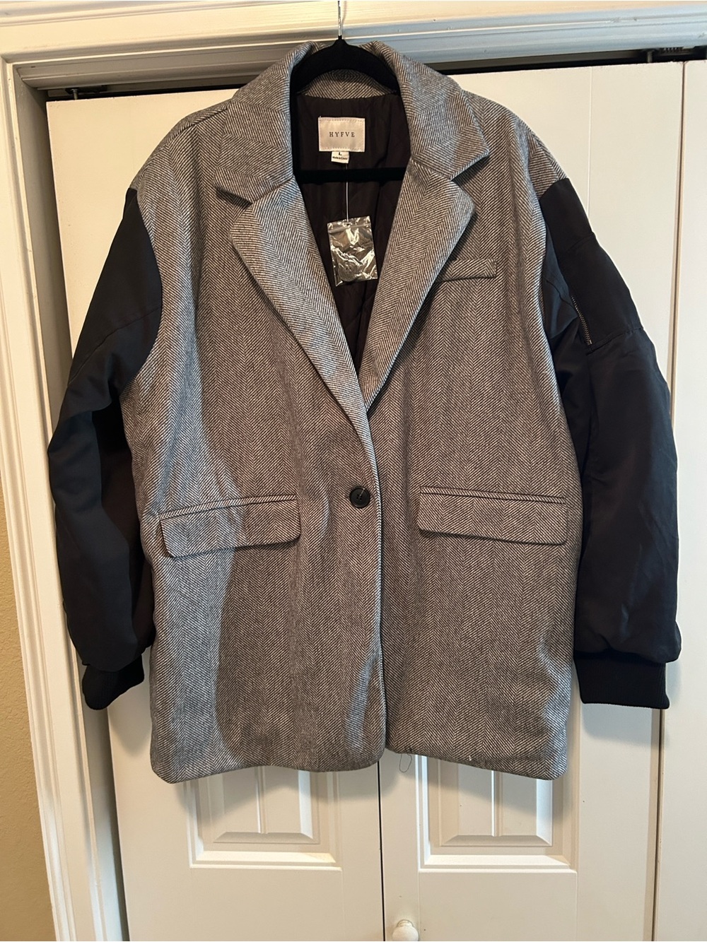 Women’s HYFVE Gray Two-Tone blazer/ Jacket